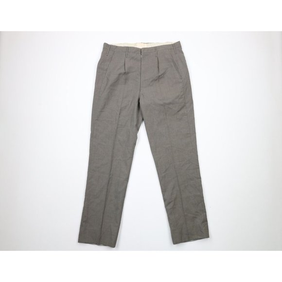 Vintage 20s 30s Streetwear Mens Size 32x30 Pleated Wool...